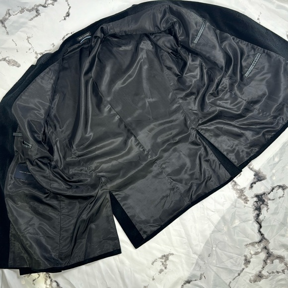 Tommy Hilfiger Velvet Paisley Blazer Sport Coat Evening Wear Lined Cotton Sz 48R - Picture 13 of 14